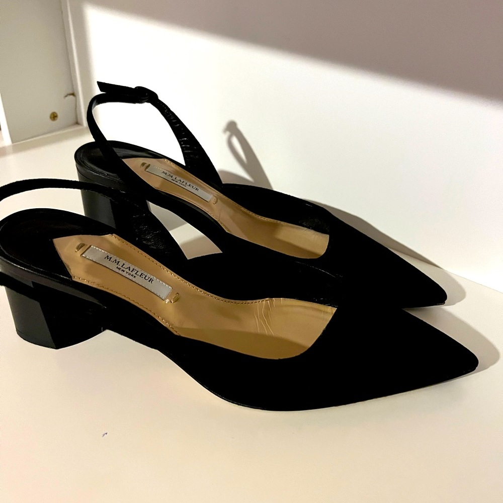 M.M. LAFLEUR - The Irene Slingback Suede